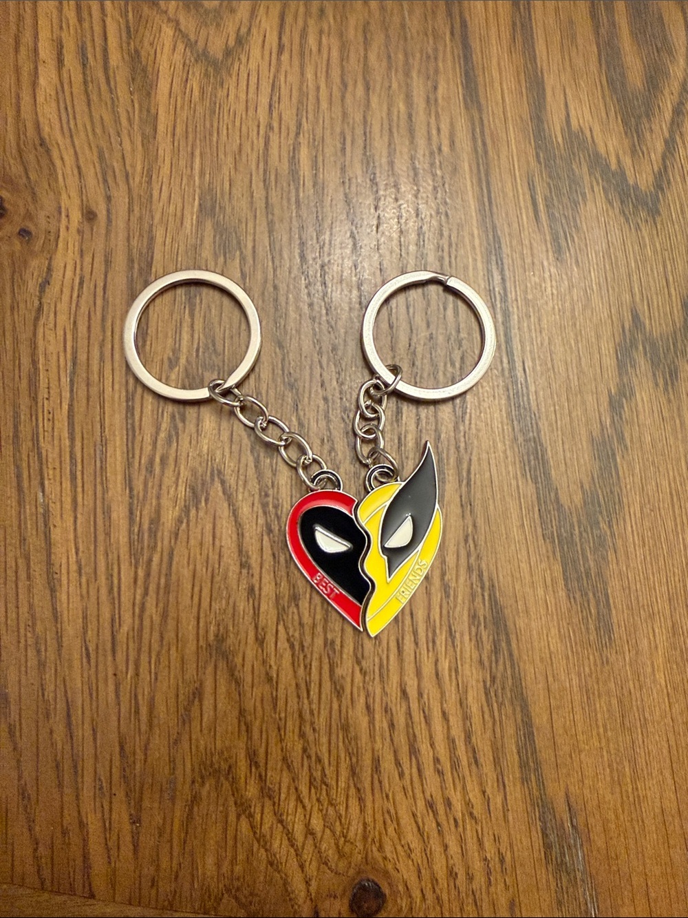 Collectible Deadpool and Wolverine Best Friends Dual Keychain